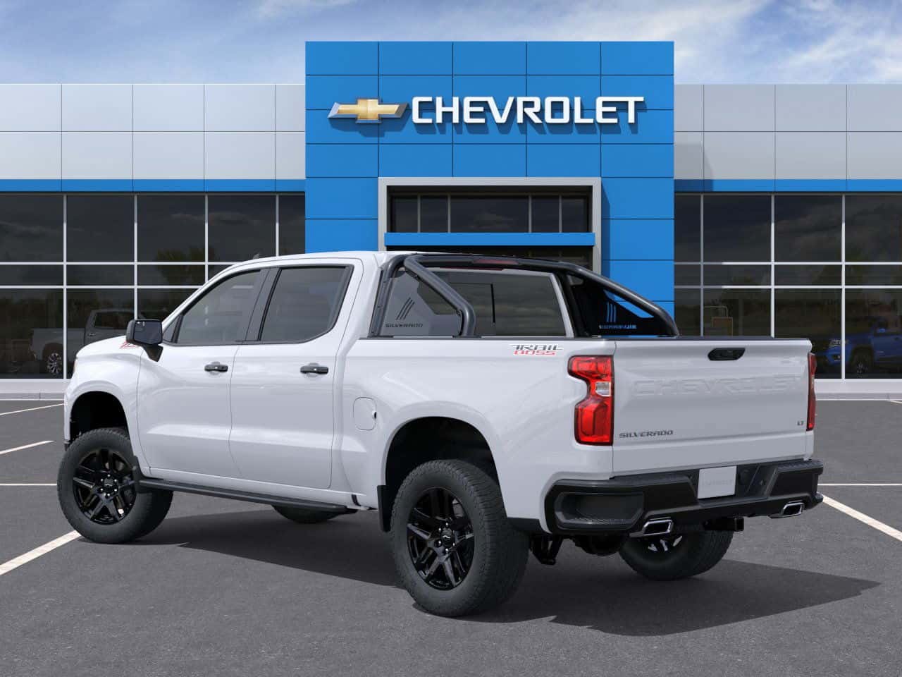 Silverado Trail Boss off-roading near Meridian, Mississippi