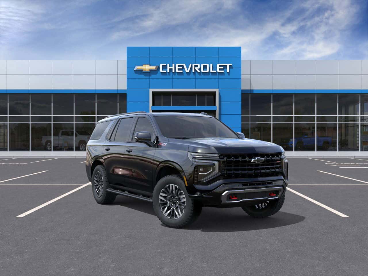 2025 Chevrolet Tahoe Z71 parked outside Thomasville Chevrolet GMC in Thomasville, AL