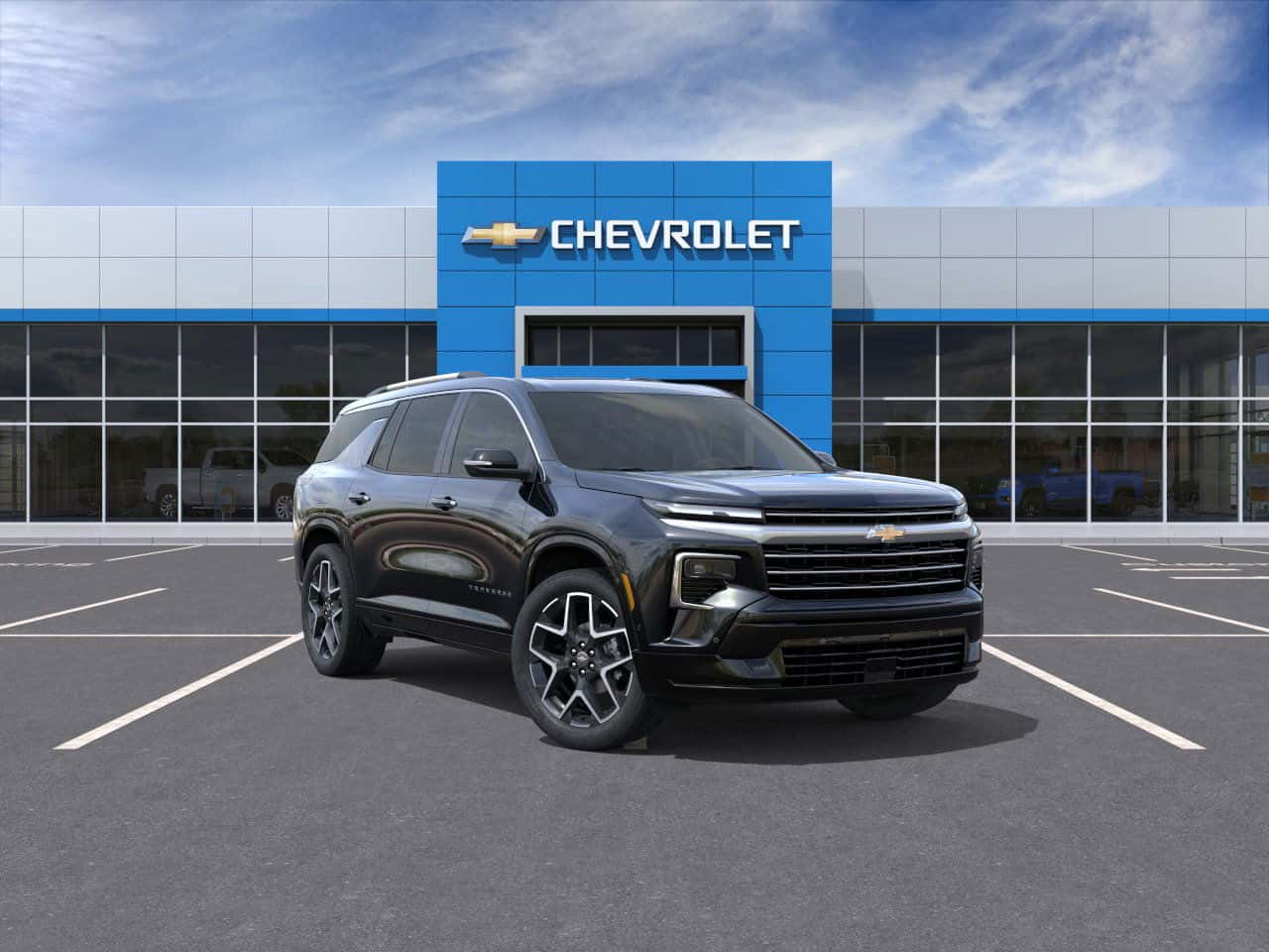 2025 Chevrolet Traverse High Country parked outside Thomasville Chevrolet GMC in Thomasville, AL