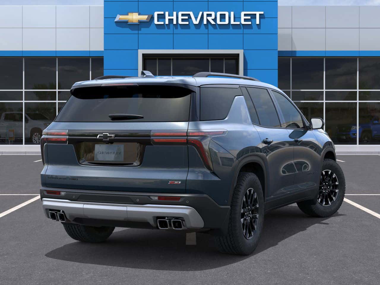Interior of Chevrolet Traverse Z71 showing dashboard and touchscreen in Meridian, MS