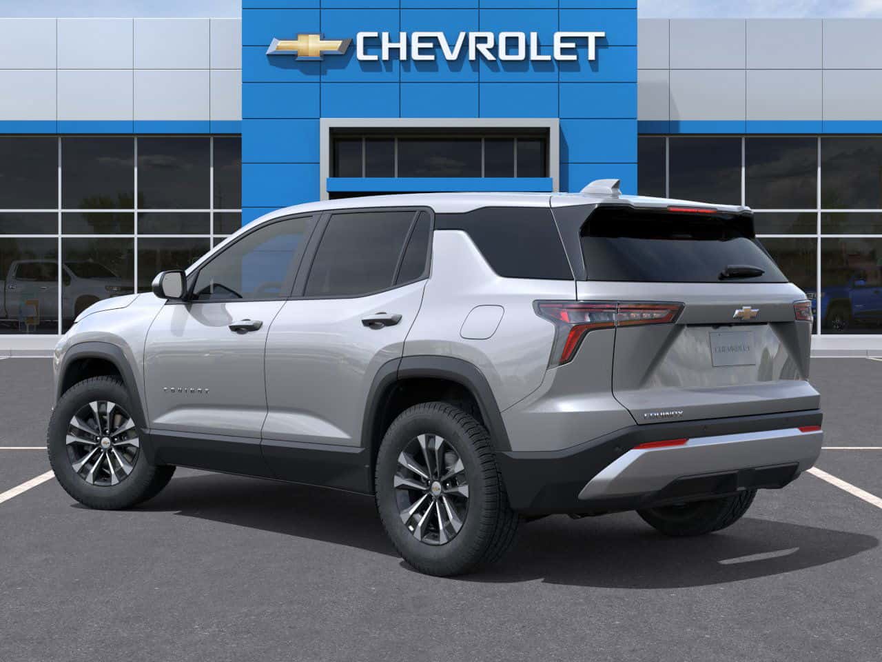 Interior of Chevrolet Equinox LT showing touchscreen and front seats in Meridian, MS