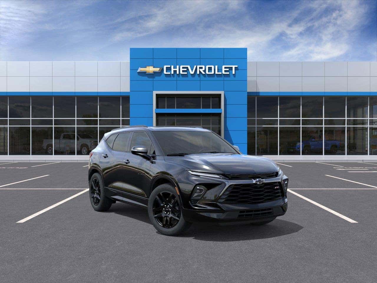 2025 Chevrolet Blazer RS parked outside RobertsChevyGMC in Thomasville, AL