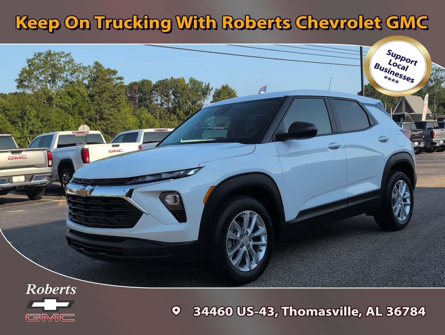 2026 Chevrolet Trailblazer LS front view at Thomasville Chevrolet GMC in Thomasville, AL