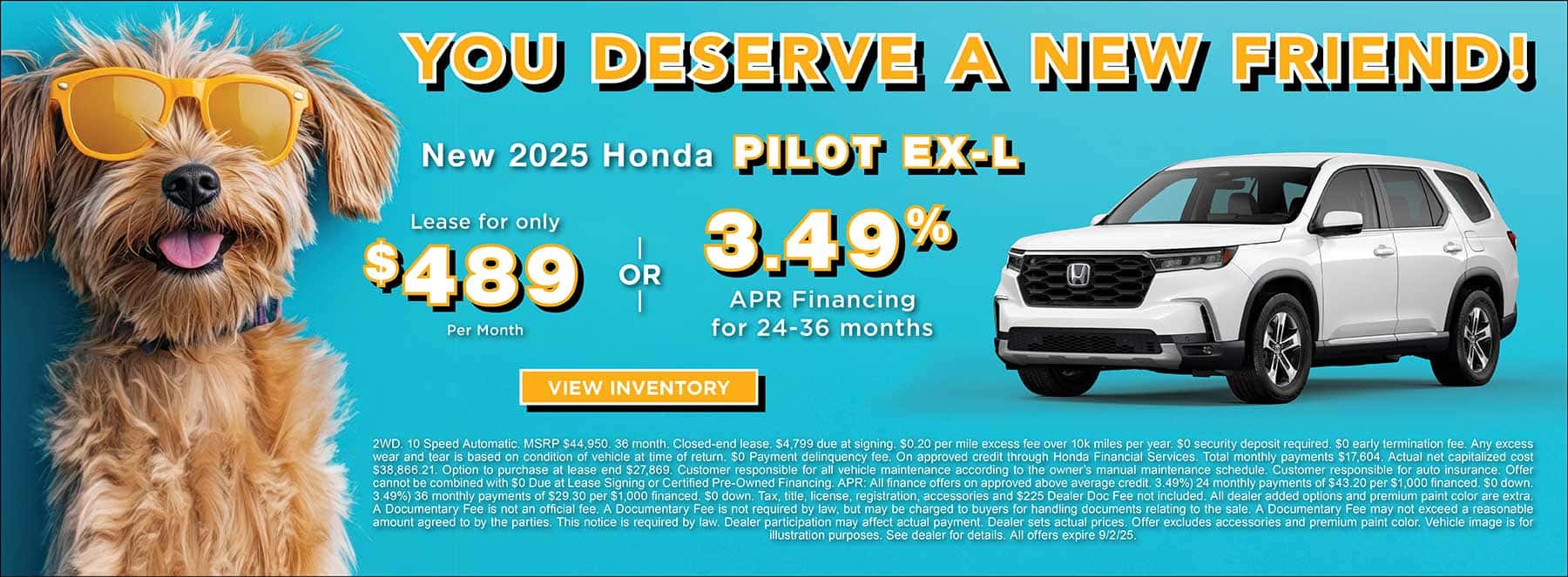 August Pilot EX Offer