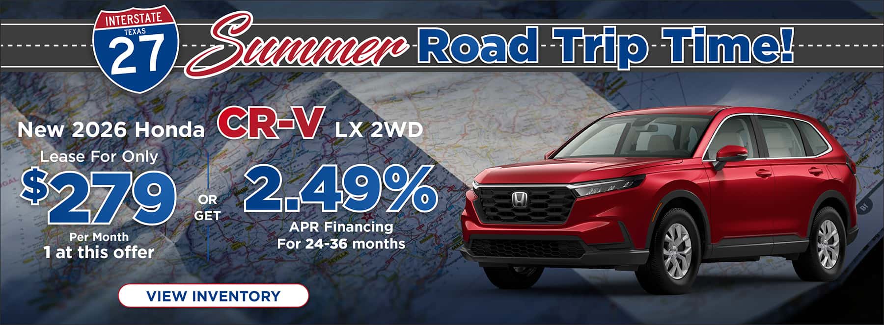Summer road trip CR-V offer
