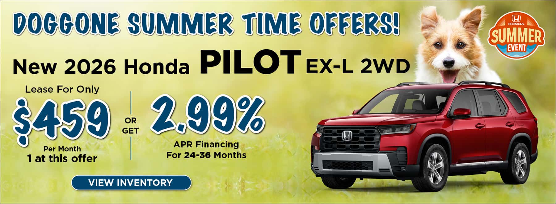 Dog Days Of Summer Pilot offer