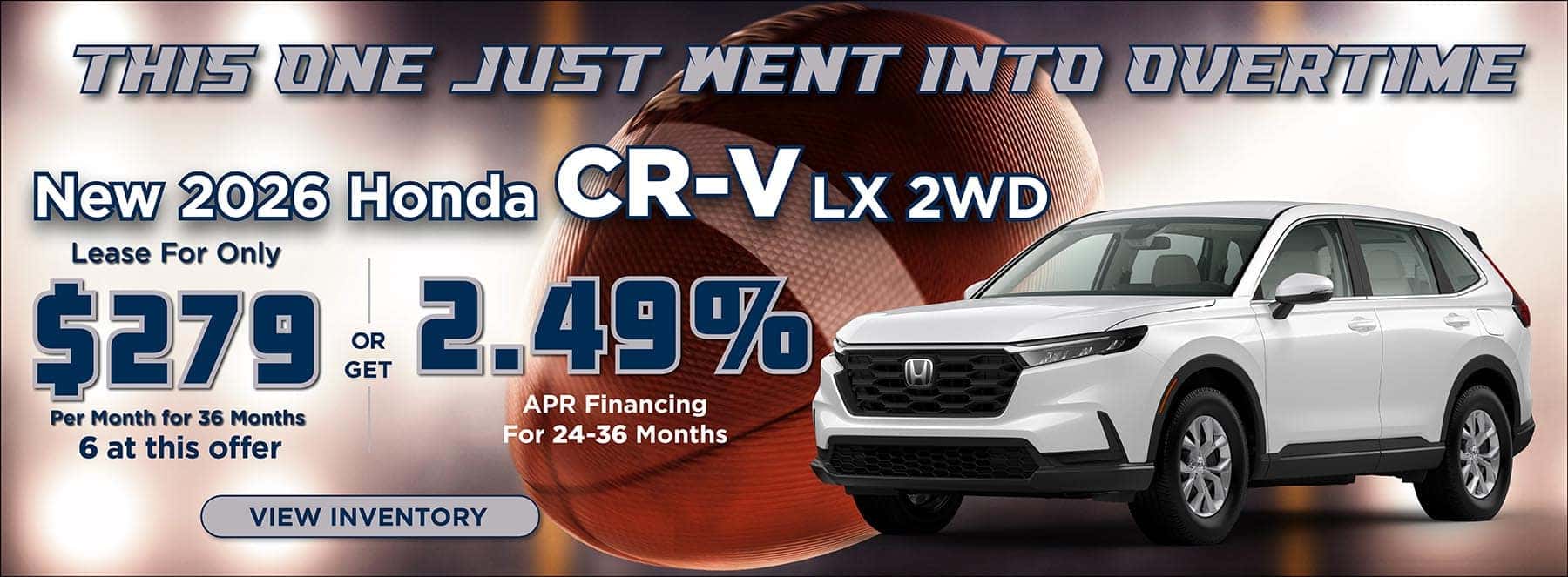 CR-V Offer