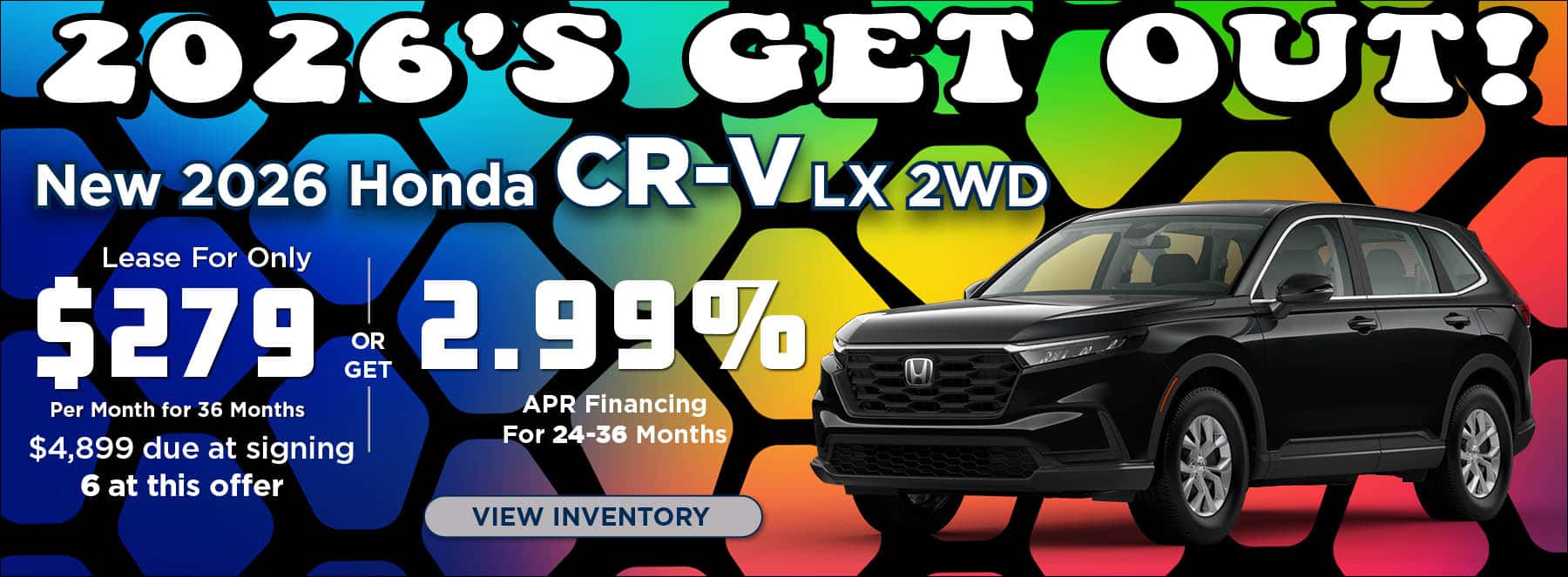 CR-V offer