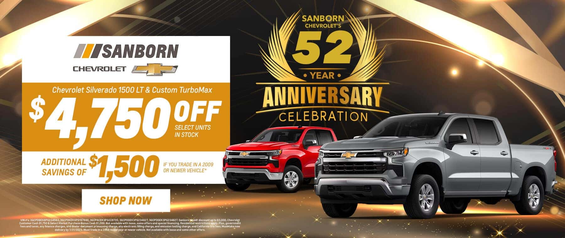 Sanborn Chevrolet Chevy Dealership in Lodi, California