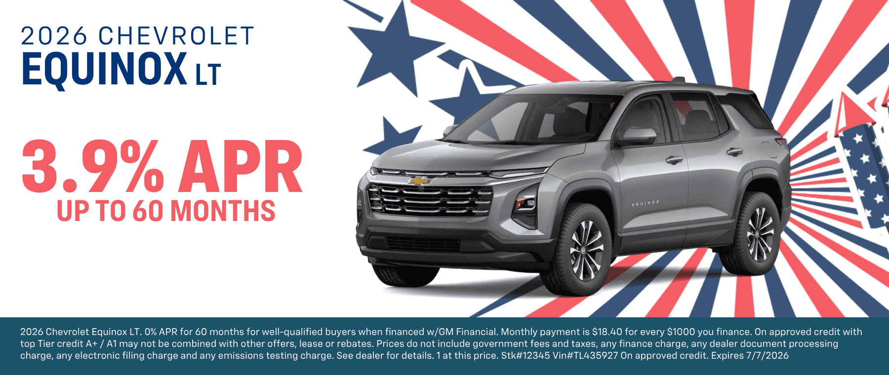 2026 Equinox APR offer
