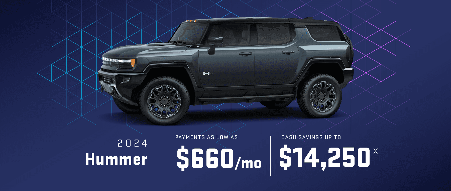 2024 Hummer Payments as Low as $660 /mo - Cash Savings up To $14,250