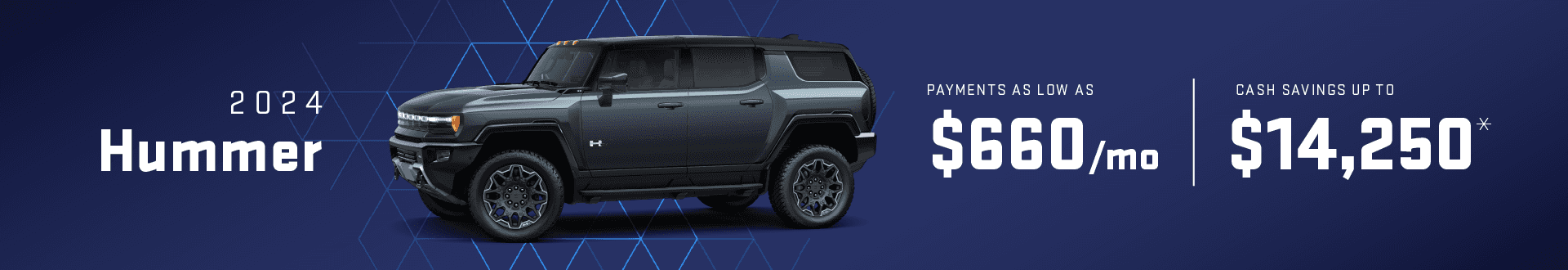 2024 Hummer Payments as Low as $660 /mo - Cash Savings up To $14,250