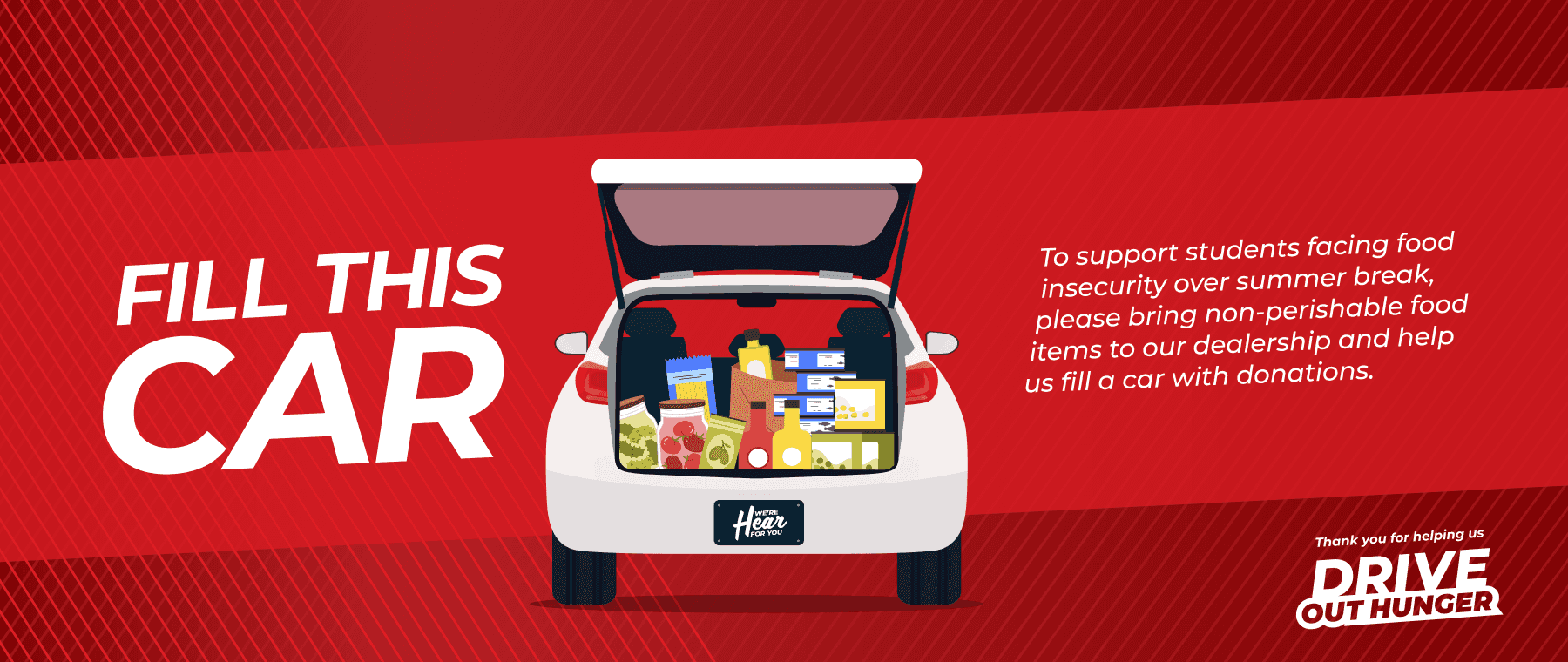Drive Out Hunger Fill the Car