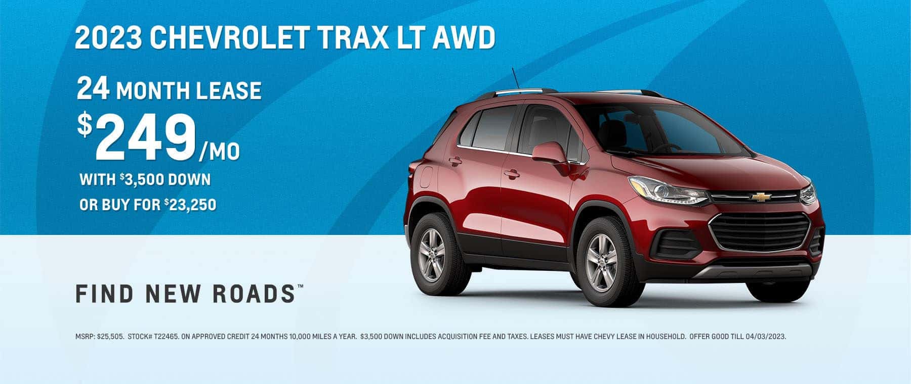 2303 Chevy Trax 1800×760