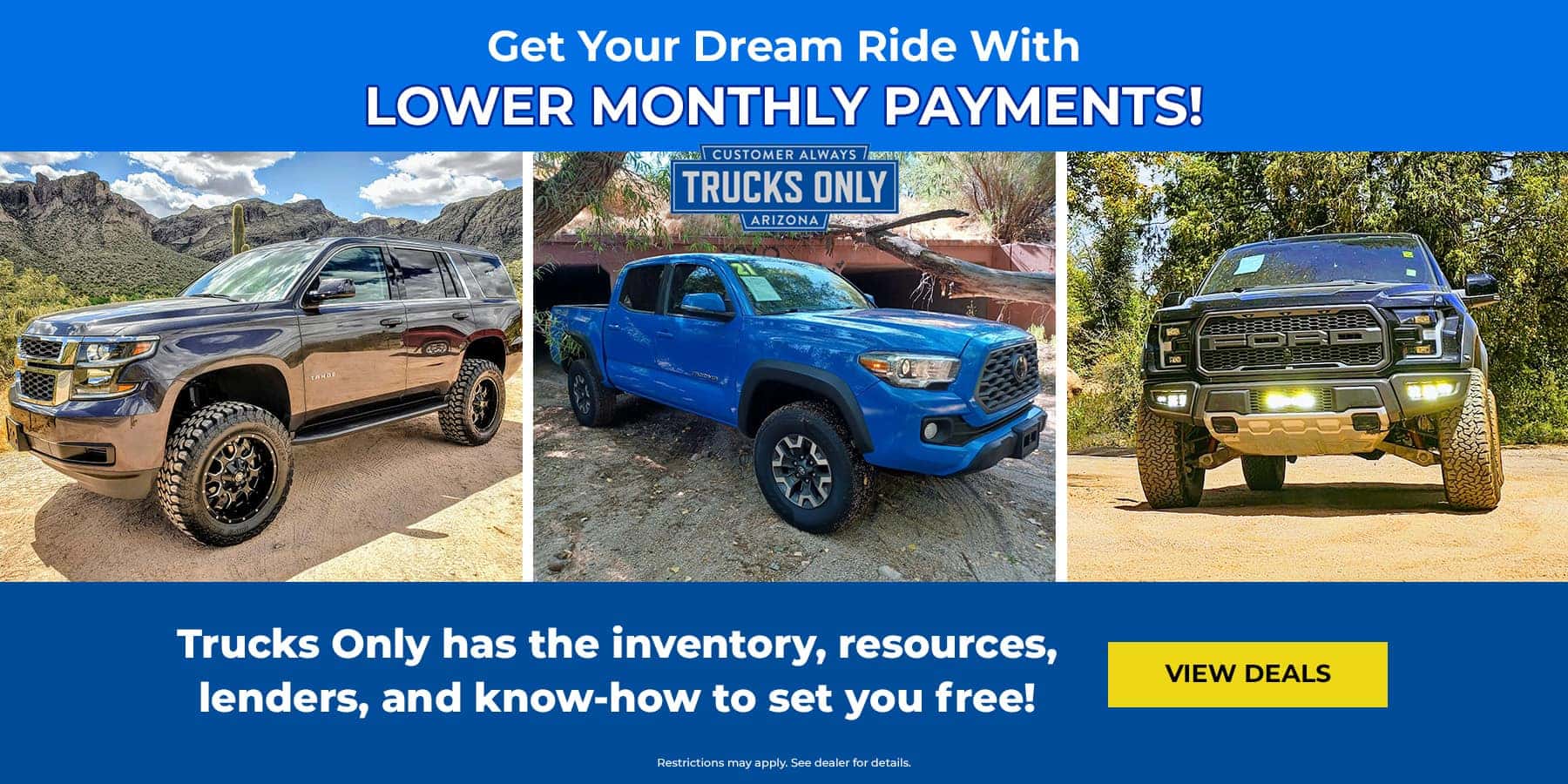 Trucks Only Used Truck Dealer in Mesa, Tucson & Apache Junction