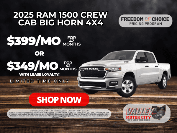 2025 RAM 1500 CREW CAB BIG HORN