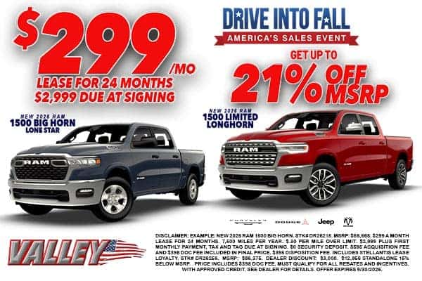 September RAM 1500 Offers