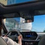 People driving in a 2025 Chevy Trax for sale.