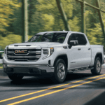 White 2026 GMC Sierra 1500 for sale near Champaign on a test drive