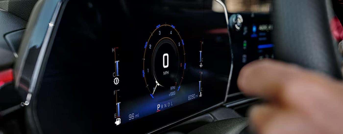 The digital dash in a 2025 Chevy Trailblazer.