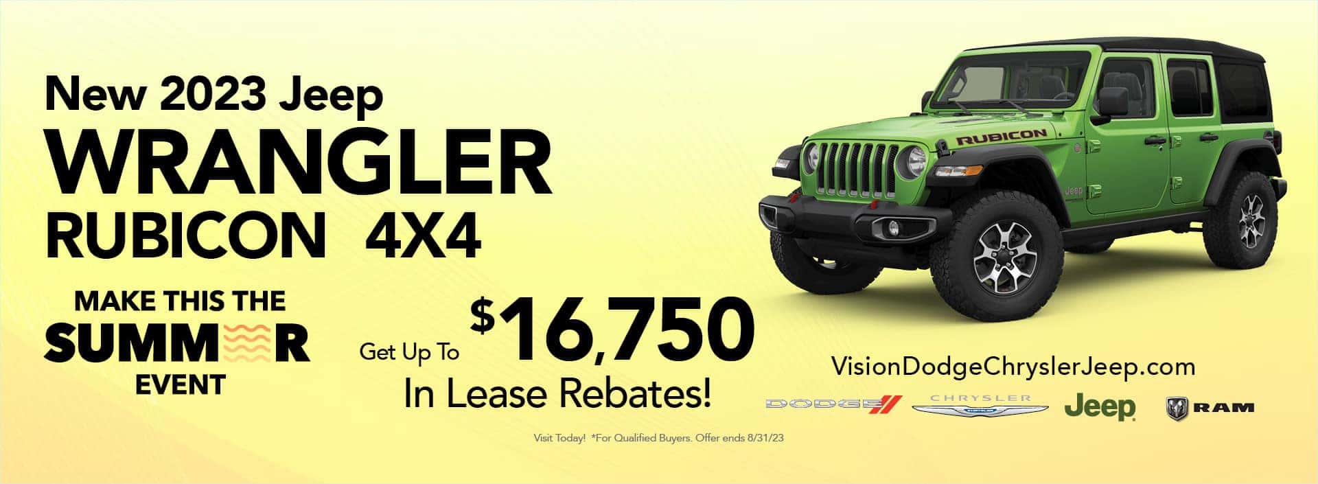 to Vision Chrysler Dodge Jeep Ram of Penfield in Rochester, NY
