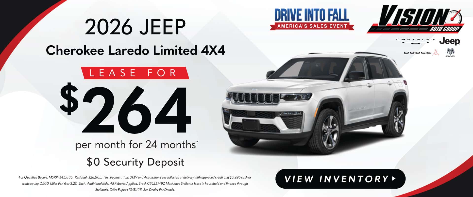 Vision CDJR October Specials