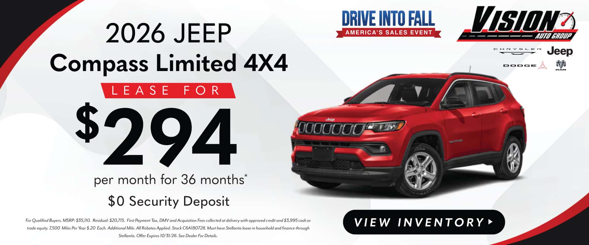 Vision CDJR October Specials