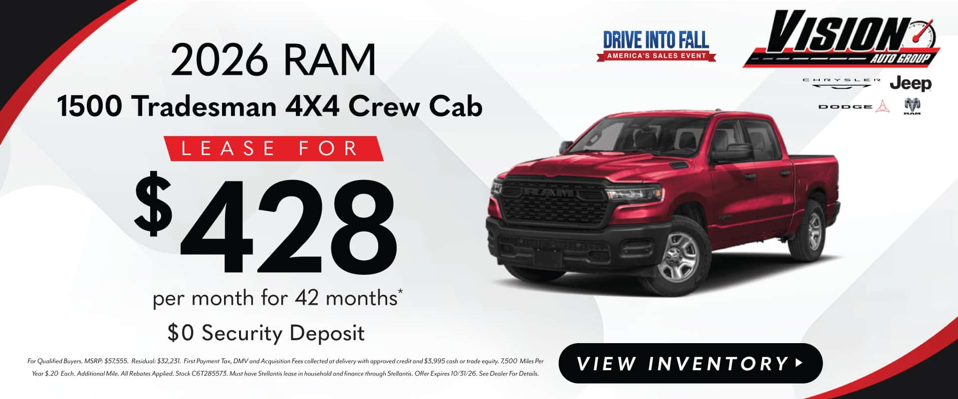 Vision CDJR October Specials