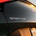 2025 Sportage close up if the back