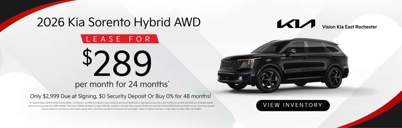 Vision Kia October Specials