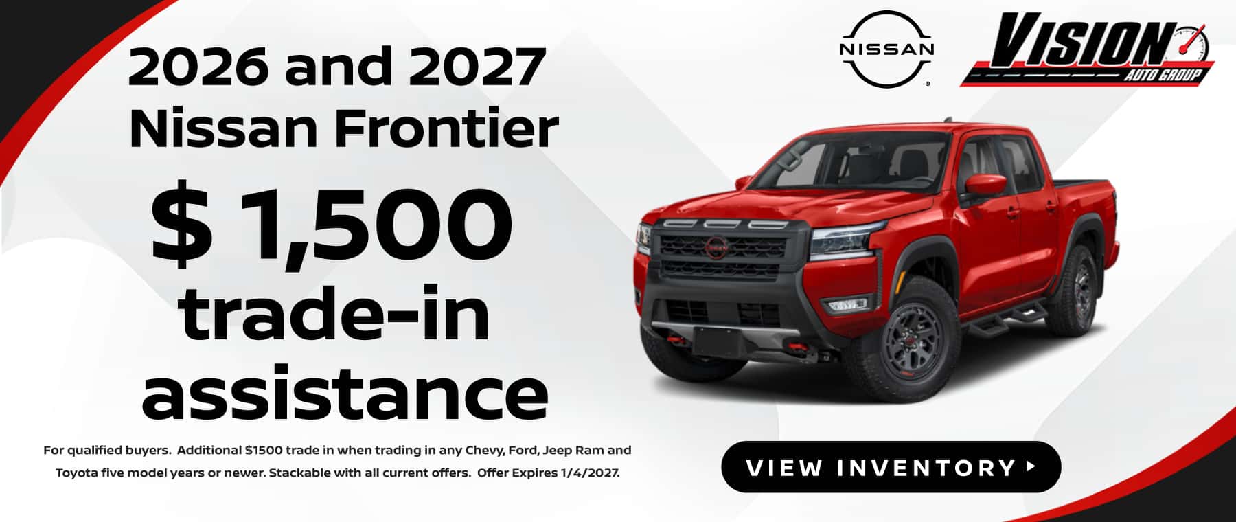 Vision Nissan Specials