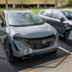 Nissan Leaf charging