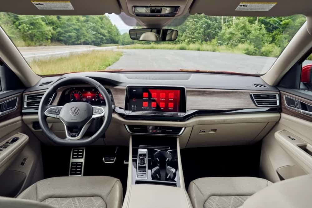 Shetland Beige Volkswagen Atlas interior 2025