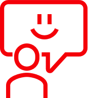 Icon with Chat Bubble