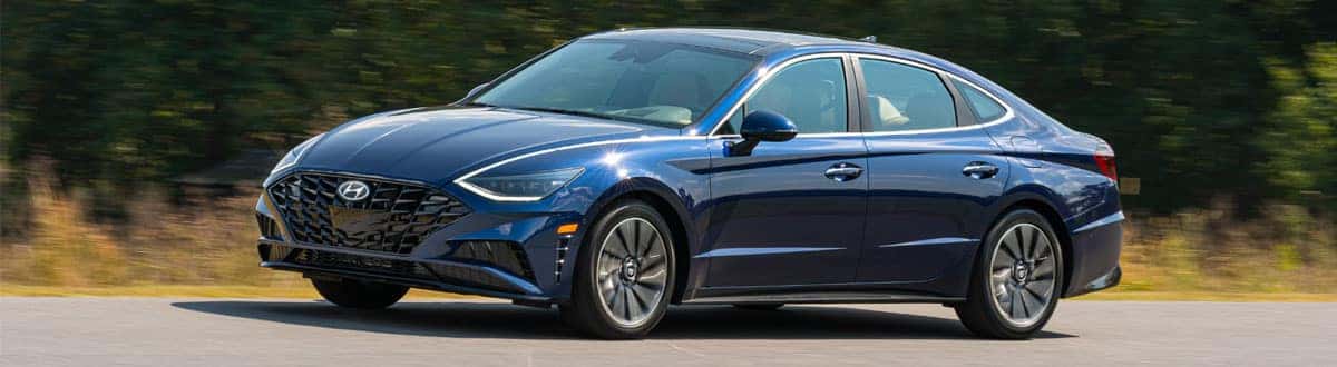 Blue 2020 Hyundai Sonata