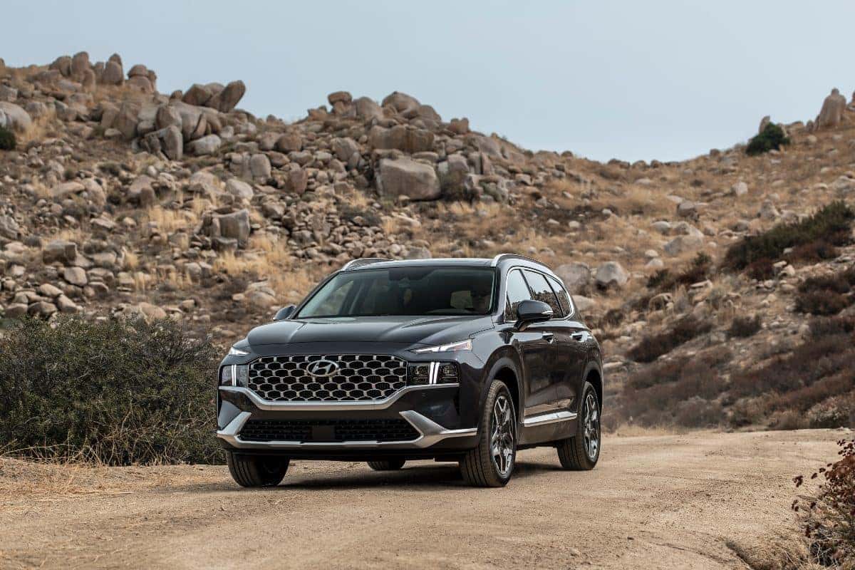 2023 Hyundai Santa Fe exterior black 3-row SV