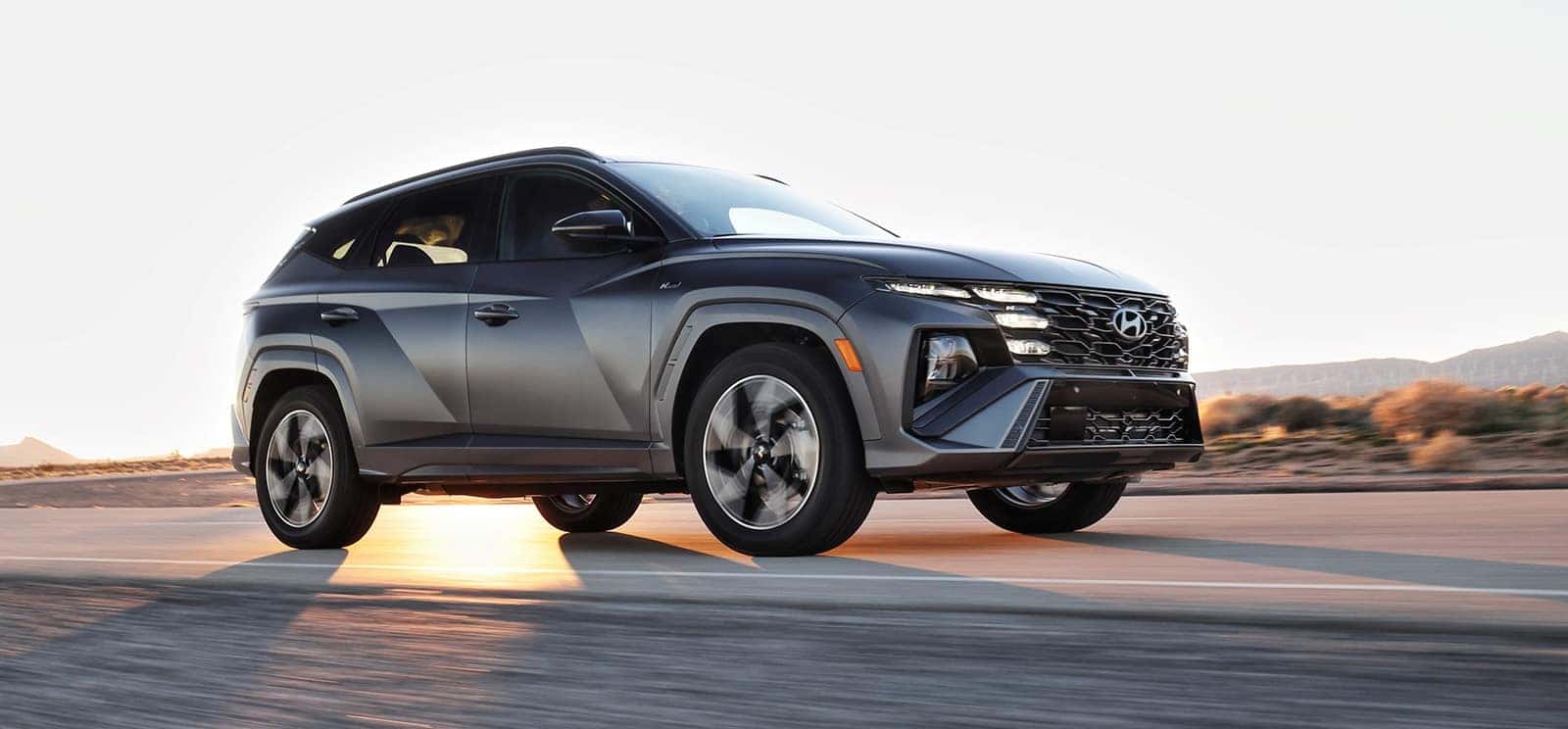 2025 Hyundai Tucson exterior gray SUV