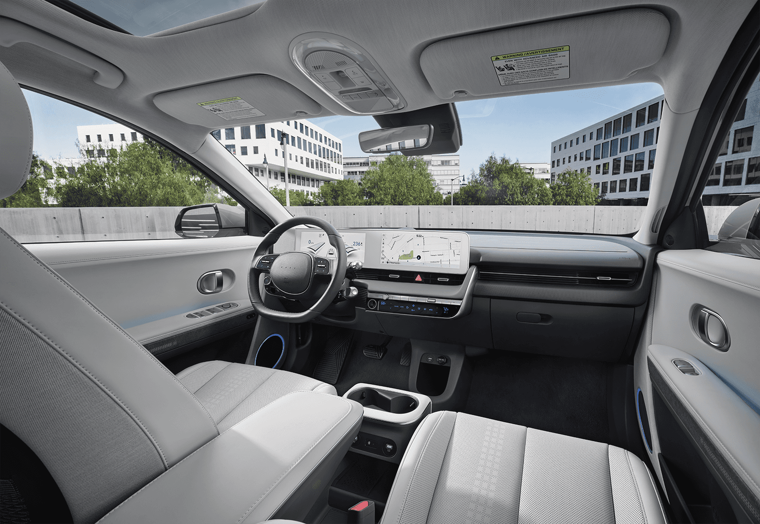 2024 Ioniq 5 SUV interior front view