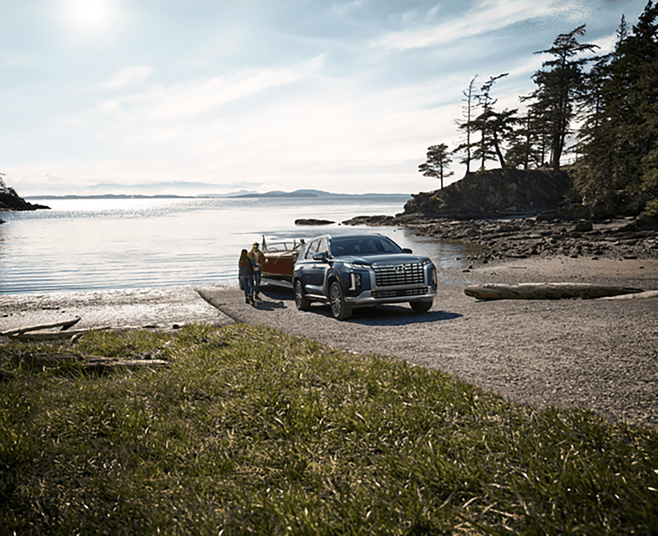 2023 Hyundai Palisade blue SUV