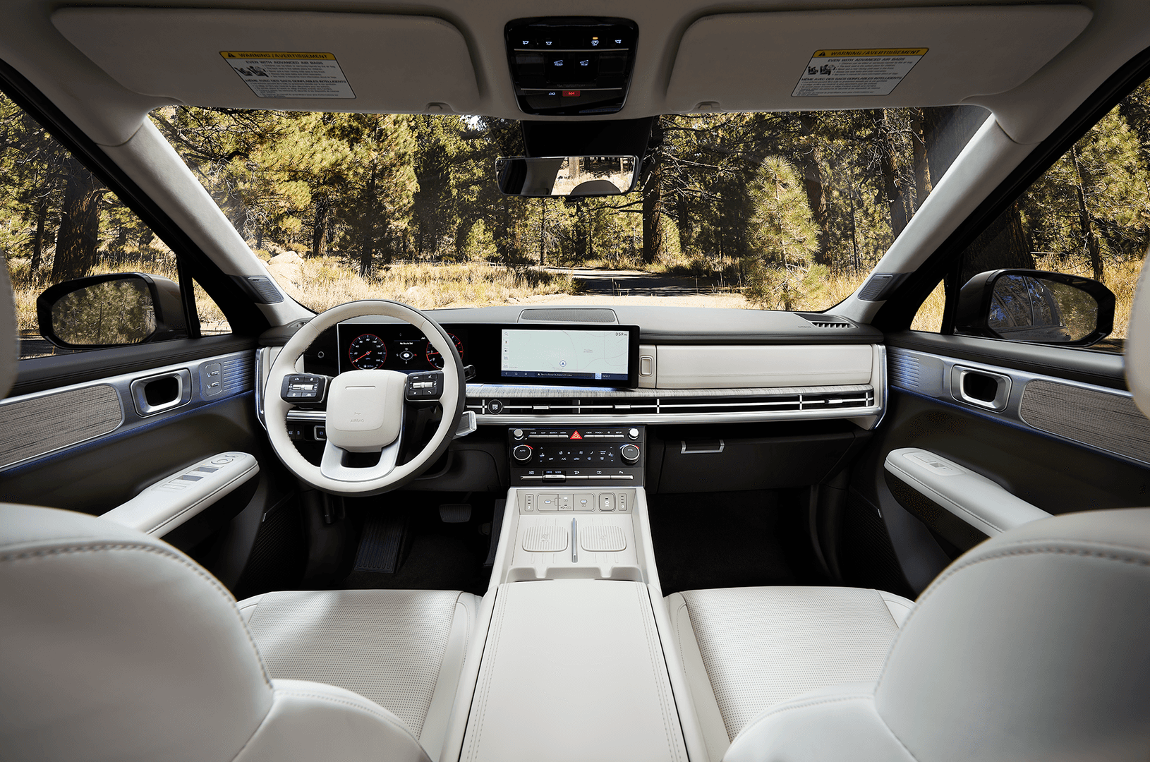 2026 Santa Fe interior dashboard and infotainment