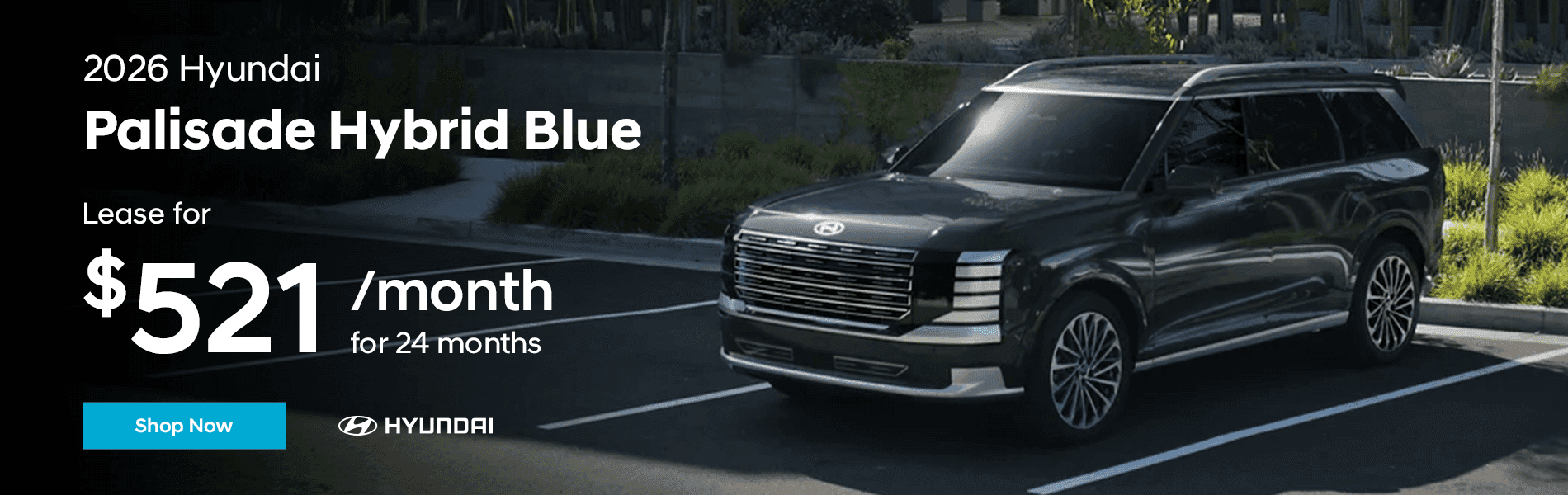 2026 Hyundai Palisade Hybrid Blue